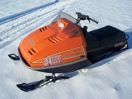 Image result for Orange 1973 Snowmobile