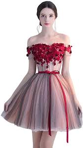 De l'organza rose pâle très doux pour votre rêve fillette. Mallalah Robe De Soiree Bal Femme Dentelle Fleur Robe Cocktail Mariage Sans Manches Amazon Fr Vetements Et Accessoires