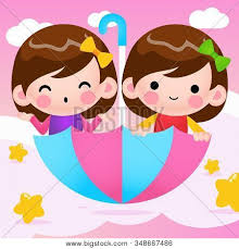 Cartoon Twins Girls Vector Photo Free Trial Bigstock Make social videos in an instant: cartoon twins girls vector photo