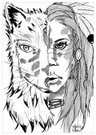 Check spelling or type a new query. Tete De Loup Coloriages Difficiles Pour Adultes