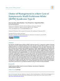 Such classification broadly corresponds to the rank, status and the degree of the level of responsibility attached to the posts. Pdf Choice Of Management In A Rare Case Of Symptomatic Wolff Parkinson White Wpw Syndrome Type B