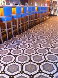 Wincklemans Tile Floor In Bar Australia Hexagon Floor Tile Pattern Patterned Floor Tiles Tile Patterns