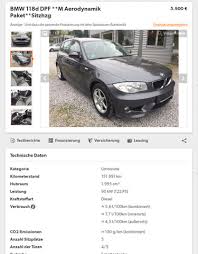 Bmw 116d 118d Als Erstwagen Geld Auto Fuhrerschein