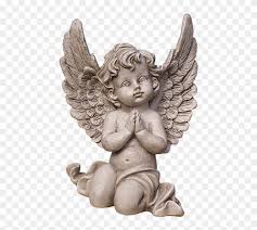 500 X 720 5 Angel Baby Statue Praying Clipart 569987 Pikpng