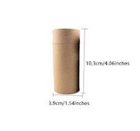 Empty Kraft Paper Jar Tube Cardboard Boxes,Essential Oil Bottle Packaging  Box Gift Paper Tube Packing Box With Lid Round Paper Cardboard Boxes,5pcs  ...