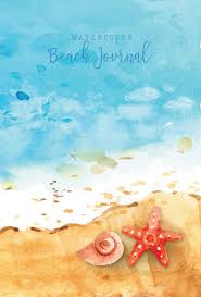 Watercolor Beach Journal In 2020 Beach Watercolor Wallpaper Iphone Cute Cute Laptop Wallpaper
