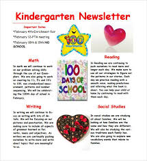 9 Kindergarten Newsletter Templates Free Sample Example Format Kindergarten Newsletter Newsletter Template Free Newsletter Templates