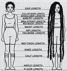 Hair Length Chart Natural Hair Styles Hair Length Chart Hair Lengths