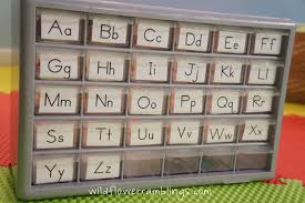 Because 50% of our language is phonetic. How To Make A Montessori Alphabet Box Wildflower Ramblings New