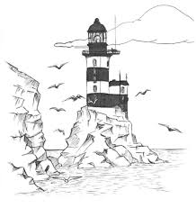 Dogs love to chew on bones, run and fetch balls, and find more time to play! Lighthouse Coloring Pages For Adults Coloring Home