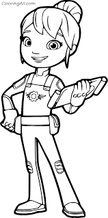 Use buttons 'download' or 'print' to get this picture. Blaze And The Monster Machines Coloring Pages Coloringall