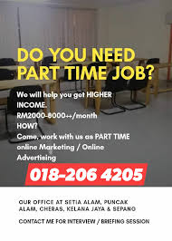 The center of the united states is 14 hours behind the center of malaysia. Job Vacancy Part Time And Full Time In Malaysia Home Facebook