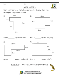 Free 4th Grade Math Worksheets Area 5 Gif 1 000 1 294 Pixels Area Worksheets Perimeter Worksheets Math Worksheets