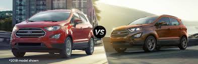 It wears headlights and a grille meant to mask its relatively tall front end, and from that angle, all is well. 2019 Ford Ecosport Vs 2018 Ford Ecosport
