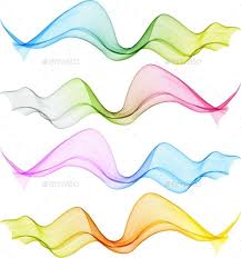 Set Of Color Transparent Smoke Waves Smoke Design Curve Design Water Design