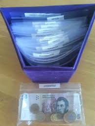 Label Maker Snack Size Ziplock Bags And A Decorative Box Are An Easy Way To Organize Your Foreign Currenc Traveling By Yourself Decorative Boxes Organization