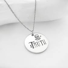 Truth Ruth Bader Ginsburg Necklace Notorious Rbg Supreme Etsy In 2021 Feminist Jewelry Jewelry For Her Notorious Rbg