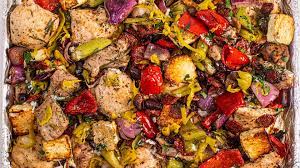Taste first—if it seems very spicy, use a bit less. Greek Sheet Pan Chicken Recipe Rachael Ray Show