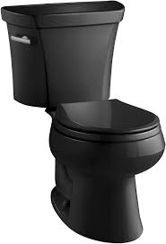 Choose one for your home. Kohler K 3977 7 Wellworth Toilet Black Black Two Piece Toilets Amazon Com