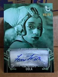 OOLA #1/1 TOPPS Star Wars Black and White Sketch Card 1/1 Barry Renshaw  Artist £18.57