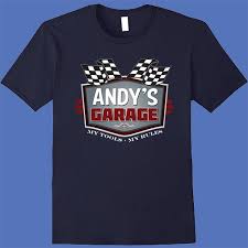 Andy S Garage T Shirt Funny Car Guy My Tools My Rules Perfect Gift For Any Guy Named Andy Who Loves His Garage Time What Hap Funny Tee Shirts Shirts Car Guys