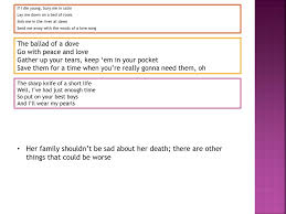 if i die young powerpoint presentation