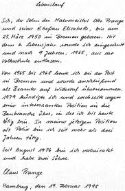 Welche regeln müssen sie beachten? Handschriftlicher Lebenslauf Muster 2019