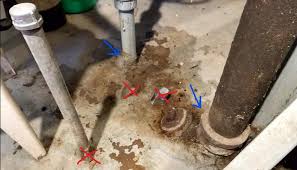 Water Seeps Through Basement Floor At Drain Exit During Heavy Rain Home Improvement Stack Exchange