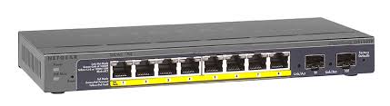 Netgear Gs110tp Prosafe 8 Port Gigabit Poe Smart Switch With 2 Gigabit Fiber Sfp Netguardstore Com Au
