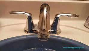 to remove bathroom sink faucet handle