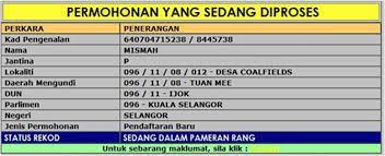 Nikmati 3 cara ansuran mudah & bawa pulang gadget impian anda!. Ic Merah Berdaftar Sebagai Pengundi Dup Pahang Weblog