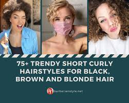 The liberating feeling that comes from chopping off your hair isn't reserved only for those with straight and wavy. 75 Trendy Short Curly Hairstyles Experiment With Your Hair