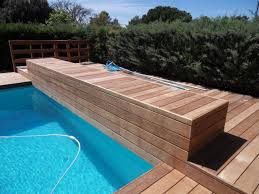Habillage Volet Roulant Piscine Maison Intelligente Terrasse Bois Piscine Bache Piscine Rideau Piscine