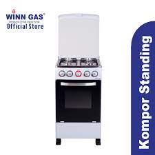 Kapasitas oven gas 62l dengan 2 fungsi oven. Winn Gas Kompor Standing 4 Tungku Oven W5050 Shopee Indonesia