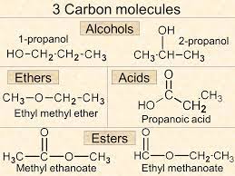 3 Carbon Molecules Alcohols Ethers Acids Esters 1 Propanol 2 Propanol Ppt Video Online Download