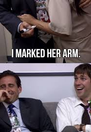 Bj Novak John Krasinski Kids B J Novak From The Office Isn T Done Creating Hilarious Michael Scott Ideas The Office Show The Office Jim The Office