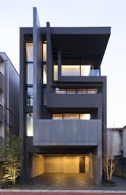 Okm 4 Story Building Designed For A Private Residence And Apartment In Tokyo By Artechnic With Images Modern Architecture Building Modern Architecture Architecture