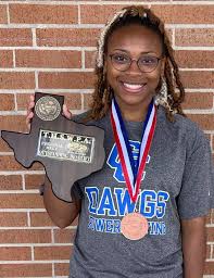 Way to go LadyDogs!!! Here are the results out of the Regional Powerlifting  Meet: 114s: 6th Alaina Lawson 7th Whitney Vera 132s: 3rd Micah Hughes 7th  Kallie Kelm 165s: 3rd Blessing Menifee