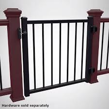 Investing in the right deck gate hardware ensures security and functionality. Trex Signature Adjustable Aluminum Decking Gate Decksdirect