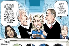 The former vice president is the 46th president of the united states. Photos Editorial Cartoons Mark Inauguration Of Joe Biden