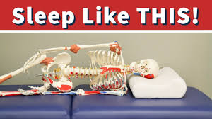 What do you do about stiff neck or the sore when you get from sleeping wrong. Sleep Like This Your Shoulder Pain Will Never Go Away Youtube