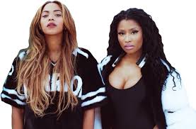 Beyonce has had a great impact on the industry and she has handled her fashion. Download Beyonce And Nicki Minaj Wallpaper Beyonce And Nicki Minaj Feeling Myself Png Image With No Background Pngkey Com