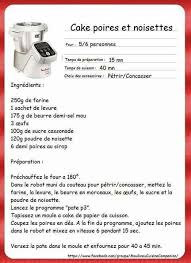 Cake Poire Noisettes Recette Companion Recette Recette Companion Moulinex