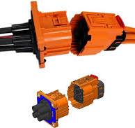 EV 4 Pole Plastic High Voltage Interlock Connector