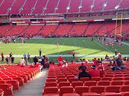 arrowhead stadium section 134 row 21 seat 2 kansas city