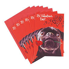 Valentines day row of dog. Dog Valentine S Day Cards The Cutest Cards For Dog Lovers