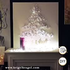 Weihnachtsbaum In 3d Auf Leinwand Basteln Weihnachten Malen Und Basteln Leinwand Gestalten Weihnachtsbaum