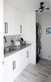 gray and black floor tiles accent white
