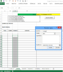 A esta parte también se le conoce como sección superior. Tu Sistema Contable En Excel Y Contabilidad Libro Diario