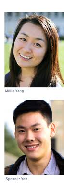 Undergrads Millie Yang and Spencer Yen earn engineering fellowships from  KPCB